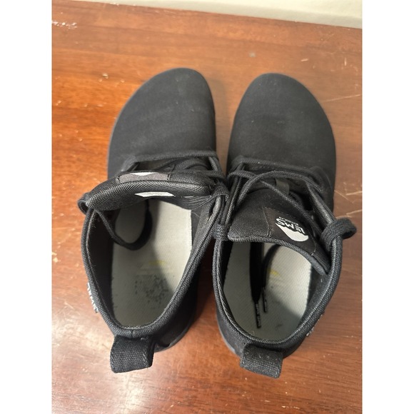 Lems Canvas Chukka Shoe Womens 8.5 Black Low Drop Barefoot Wide Toe Box Vegan - Picture 6 of 7